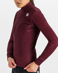 SPORTFUL Cycling winter long sleeve jersey - KELLY THERMAL - bordeaux