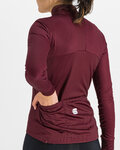 SPORTFUL Cycling winter long sleeve jersey - KELLY THERMAL - bordeaux