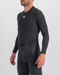 SPORTFUL Cycling long sleeve t-shirt - BODYFIT PRO - black