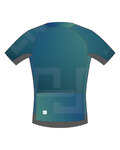 SPORTFUL Cycling short sleeve jersey - BOMBER - blue/green