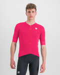 SPORTFUL Cycling short sleeve jersey - MONOCROM - pink