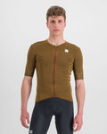 SPORTFUL Cycling short sleeve jersey - MONOCROM - brown