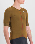 SPORTFUL Cycling short sleeve jersey - MONOCROM - brown