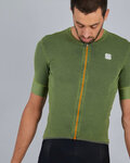 SPORTFUL Cycling short sleeve jersey - MONOCROM - green
