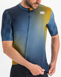 SPORTFUL Cycling short sleeve jersey - ROCKET - blue/yellow