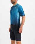 SPORTFUL Cycling short sleeve jersey - ROCKET - blue