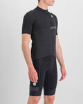 SPORTFUL Cycling short sleeve jersey - GIARA - black