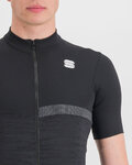 SPORTFUL Cycling short sleeve jersey - GIARA - black