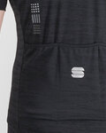 SPORTFUL Cycling short sleeve jersey - GIARA - black