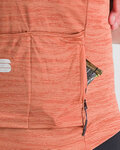 SPORTFUL Cycling short sleeve jersey - GIARA - orange