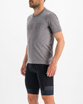SPORTFUL Cycling short sleeve t-shirt - GIARA - brown