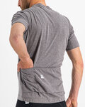 SPORTFUL Cycling short sleeve t-shirt - GIARA - brown