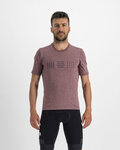 SPORTFUL Cycling short sleeve t-shirt - GIARA - purple