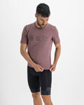 SPORTFUL Cycling short sleeve t-shirt - GIARA - purple