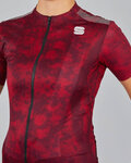 SPORTFUL Cycling short sleeve jersey - ESCAPE SUPERGIARA - bordeaux