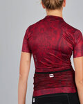 SPORTFUL Cycling short sleeve jersey - ESCAPE SUPERGIARA - bordeaux