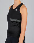 SPORTFUL Cycling tank top - GIARA - black