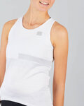 SPORTFUL Cycling tank top - GIARA - white