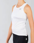 SPORTFUL Cycling tank top - GIARA - white