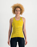 SPORTFUL Cycling tank top - GIARA - yellow
