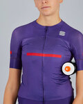 SPORTFUL Cycling short sleeve jersey - EVO - purple