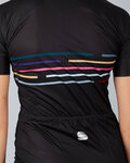 SPORTFUL Cycling short sleeve jersey - VELODROME - black