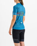 SPORTFUL Cycling short sleeve jersey - VELODROME - blue