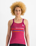 SPORTFUL Cycling tank top - VELODROME - cyclamen