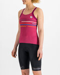 SPORTFUL Cycling tank top - VELODROME - cyclamen