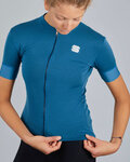 SPORTFUL Cycling short sleeve jersey - MONOCROM - blue