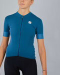 SPORTFUL Cycling short sleeve jersey - MONOCROM - blue