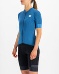 SPORTFUL Cycling short sleeve jersey - MONOCROM - blue