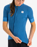 SPORTFUL Cycling short sleeve jersey - MONOCROM - blue