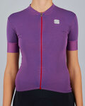SPORTFUL Cycling short sleeve jersey - MONOCROM - purple