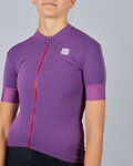 SPORTFUL Cycling short sleeve jersey - MONOCROM - purple