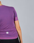 SPORTFUL Cycling short sleeve jersey - MONOCROM - purple