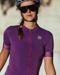 SPORTFUL Cycling short sleeve jersey - MONOCROM - purple