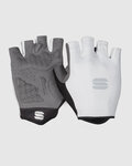 SPORTFUL Cycling fingerless gloves - RACE - white