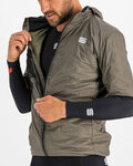 SPORTFUL Cycling thermal jacket - SUPERGIARA PUFFY - green