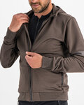 SPORTFUL hoodie - GIARA - brown