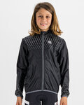 SPORTFUL Cycling windproof jacket - KID REFLEX - black