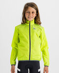 SPORTFUL Cycling windproof jacket - KID REFLEX - yellow
