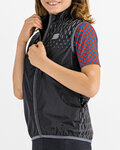 SPORTFUL Cycling gilet - KID REFLEX - black