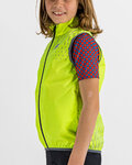 SPORTFUL Cycling gilet - KID REFLEX - yellow
