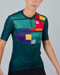 SPORTFUL Cycling short sleeve jersey - IDEA - green