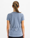 SPORTFUL Cycling short sleeve t-shirt - GIARA - light blue
