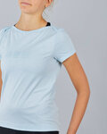 SPORTFUL Cycling short sleeve t-shirt - GIARA - light blue
