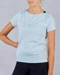 SPORTFUL Cycling short sleeve t-shirt - GIARA - light blue