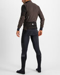 SPORTFUL Cycling thermal jacket - SUPERGIARA - brown