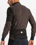 SPORTFUL Cycling thermal jacket - SUPERGIARA - brown